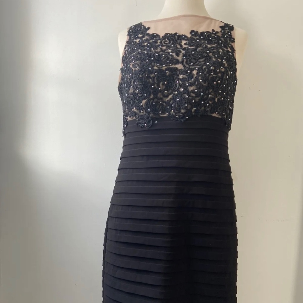 Patra Black Dress Sz8 Gorgeous Very Good Condicion Party/cocktail